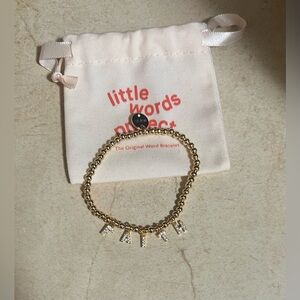 Little Words Project Rhinestone beaded Bracelet